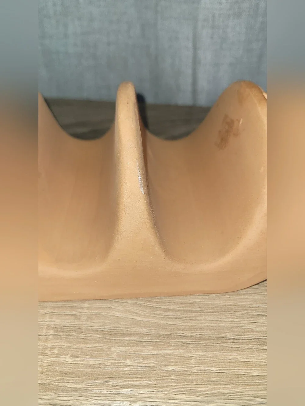 Bentson-West Terracotta Sun Accent Taco Holder Natural Terra Cotta Vintage